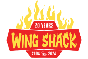 Wing Shack 20 Year Badge